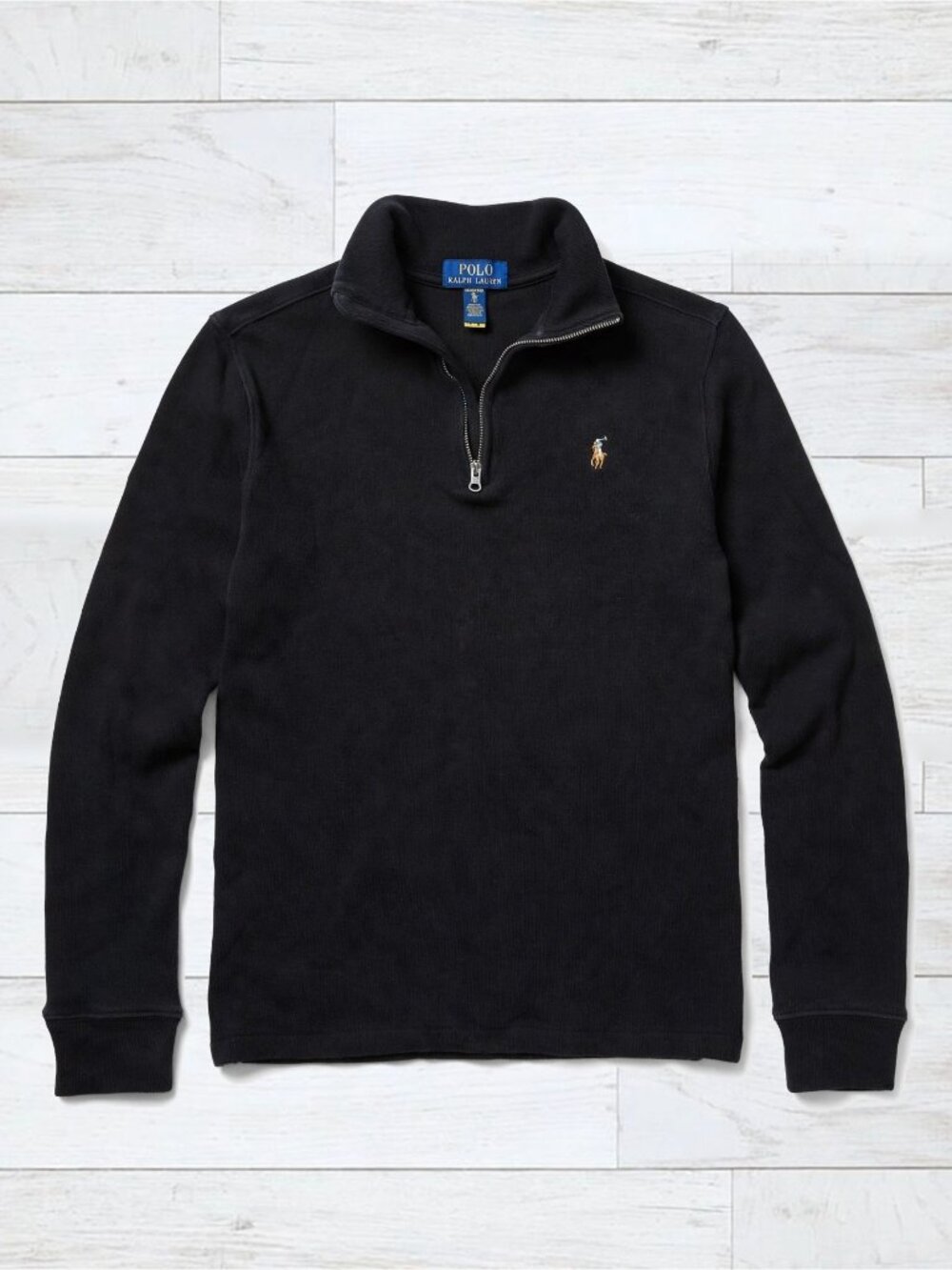 Polo Ralph Lauren Boys XL Black Quarter Zip